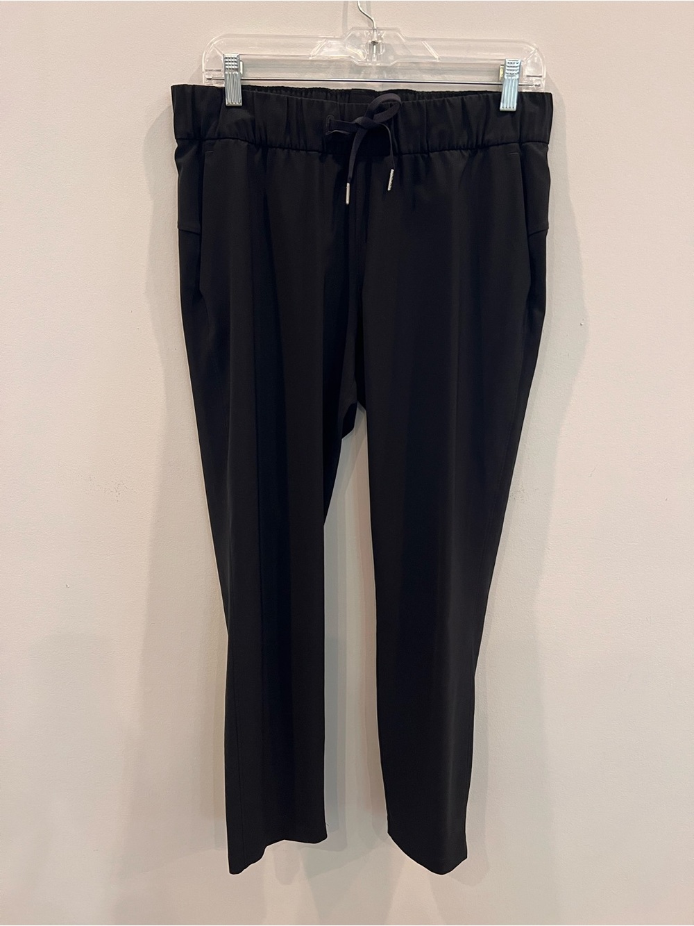 Lululemon Black Drawstring crop Pants for travel